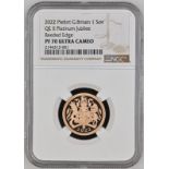 2022 Gold Sovereign Platinum Jubilee Proof Piedfort NGC PF 70 ULTRA CAMEO