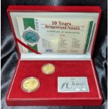 South Africa 2003 Gold Krugerrand-Natura Prestige Set Proof About FDC Box & COA
