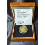 2009 Gold Half-Sovereign 500 Year Anniversary Proof Box & COA