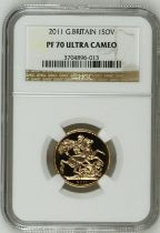 2011 Gold Sovereign Proof NGC PF 70 ULTRA CAMEO