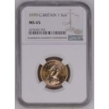 1979 Gold Sovereign NGC MS 65