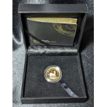 South Africa 2017 Gold 1/4 Krugerrand Proof About FDC, hairlines Box & COA