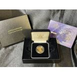 2003 Gold Sovereign Proof A/FDC Box & COA