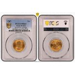 1967 Gold Sovereign PCGS MS64