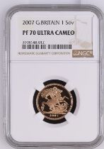 2007 Gold Sovereign Proof NGC PF 70 ULTRA CAMEO