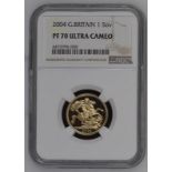 2004 Gold Sovereign Proof NGC PF 70 ULTRA CAMEO