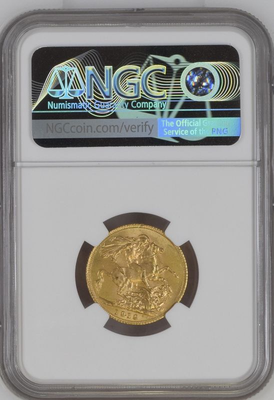 1919 C Gold Sovereign NGC MS 64 - Image 2 of 2