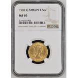 1967 Gold Sovereign NGC MS 65