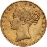 1845 Gold Sovereign Spread 4 5 About very fine