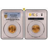 1967 Gold Sovereign Equal-finest PCGS MS66
