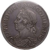 1658/7 Silver Crown One of the Finest PCGS MS63