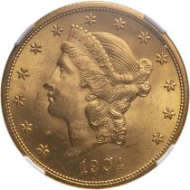 United States 1904 Gold 20 Dollars Liberty Head - Double Eagle NGC MS 63