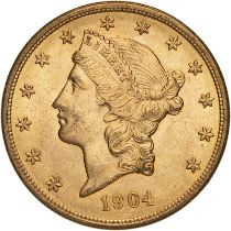 United States 1904 Gold 20 Dollars Liberty Head - Double Eagle About uncirculated