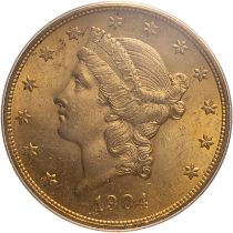 United States 1904 Gold 20 Dollars Liberty Head - Double Eagle PCGS MS64