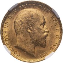 1905 S Gold Sovereign Equal-finest NGC MS 63