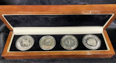 1977-1981 Silver 4-coin Crown Proof Set Box