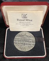 1975 Silver Medal End of Production at Tower Hill Box & COA