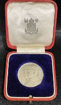 1935 Silver Medal King and Queen Mary Silver Jubilee with Original Box