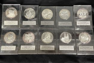 1966-1970 Silver Medal Set of 22 Medals