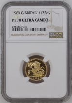 1980 Gold Half-Sovereign Proof NGC PF 70 ULTRA CAMEO