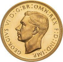 1937 Gold 5 Pounds (5 Sovereigns) Proof A/FDC