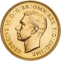 1937 Gold 2 Pounds (Double Sovereign) Proof A/FDC