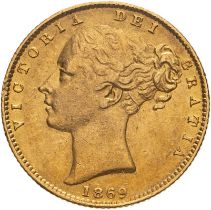 1869 Gold Sovereign Very fine +