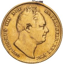 1833 Gold Sovereign Ex-mount