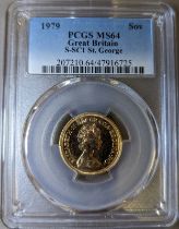 1979 Gold Sovereign PCGS MS64