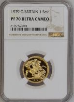 1979 Gold Sovereign Proof NGC PF 70 ULTRA CAMEO