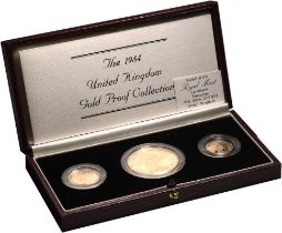 1984 Gold Proof 3-Coin Sovereign Set