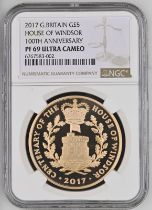 2017 Gold 5 Pounds House of Windsor Proof NGC PF 69 ULTRA CAMEO