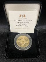 Solomon Islands Elizabeth II 2021 Gold 10 Dollars (1/2 oz.) Struck to commemorate the Platiunum Jubi