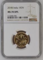 2018 I Gold Sovereign NGC MS 70 DPL