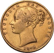 1860 Gold Sovereign