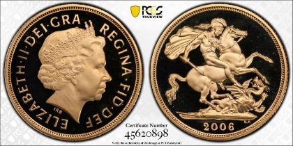 2006 Gold Sovereign Proof PCGS PR69 DCAM