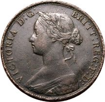 1861 Bronze Halfpenny