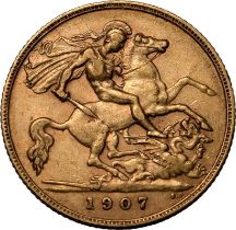 1907 Gold Half-Sovereign