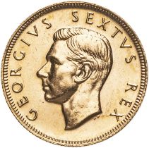 South Africa George VI 1952 Gold 1 Pound Proof