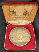 1965 Silver Medal Winston Churchill