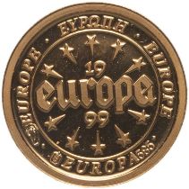 Euro Area 1999 Gold 1/20 Ounce Medal Proof A/FDC