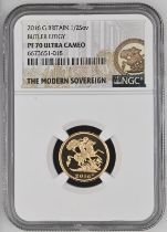 2016 Gold Half-Sovereign 90th Birthday Proof NGC PF 70 ULTRA CAMEO