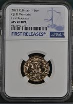 2022 Gold Sovereign Platinum Jubilee NGC MS 70 DPL