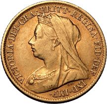 1900 Gold Half-Sovereign