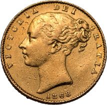 1868 Gold Sovereign Die Number
