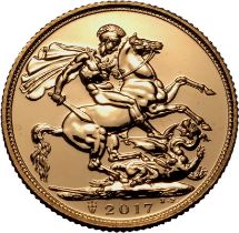 2017 Gold Sovereign 200th Anniversary BU