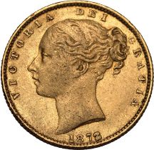 1872 M Gold Sovereign Shield