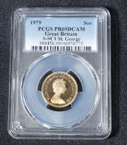 1979 Gold Sovereign Proof Equal-finest PCGS PR69 DCAM