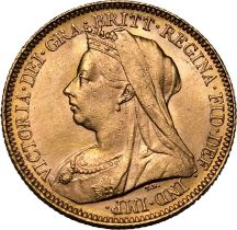 1901 Gold Half-Sovereign