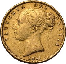 1851 Gold Sovereign